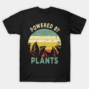 Vegan powered by plants veganism veggie T-Shirt